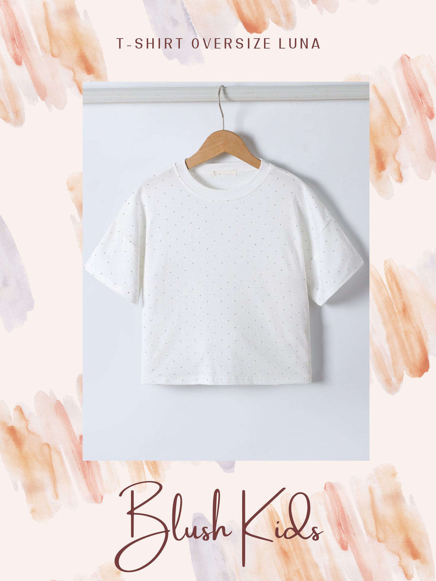 T-shirt Oversize à paillettes Luna