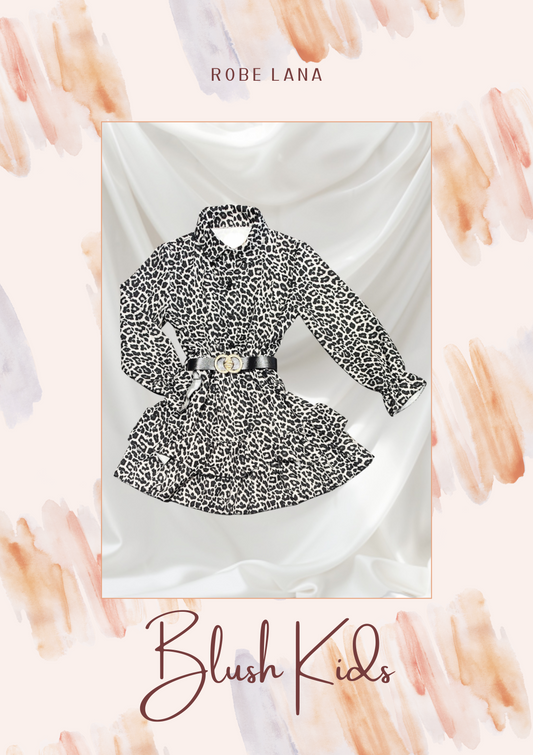 Robe Lana imprimé léopard