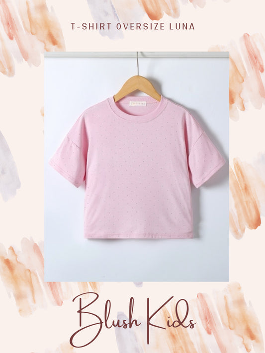 T-shirt Oversize à paillettes Luna